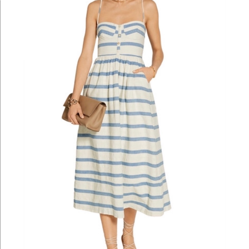 MARA HOFFMAN cotton midi dress